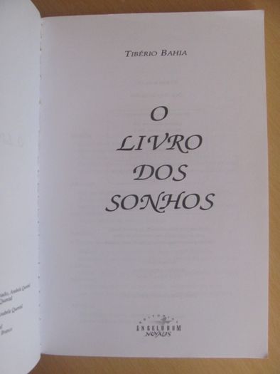 O Livro dos Sonhos de Tibério Bahia