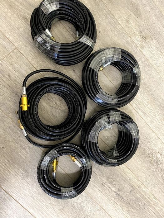 Шланг для прочистки труб  канализации дренажный шланг для моек