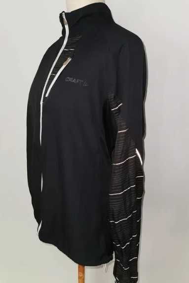 CRAFT -Cudna Lekka Kurtka Rowerowa, do Biegania Super Odblaski L s.bdb