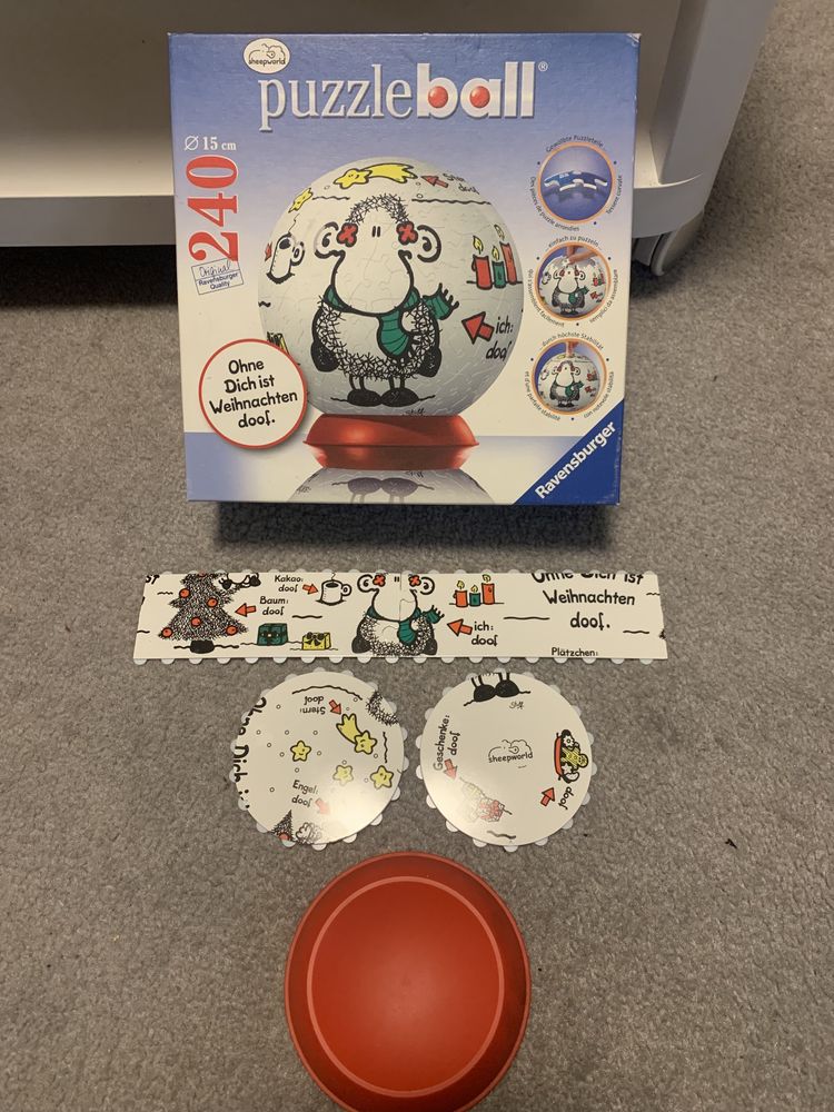 Puzzle 3D kula 240 elementów Sheepworld, puzzleball