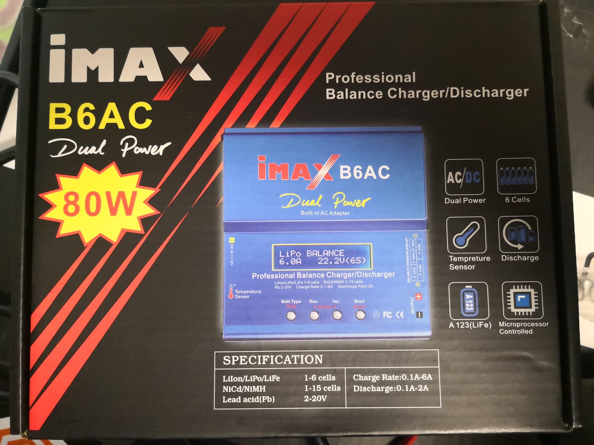 Балансное зарядное устройство для аккумуляторов IMAX B6AC