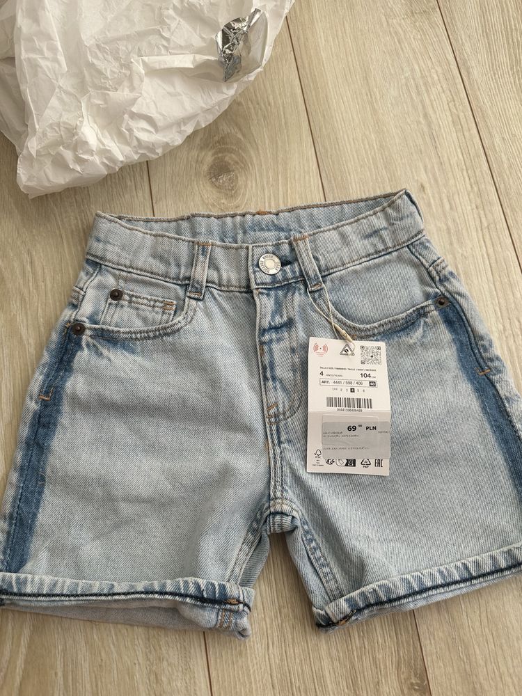 Шорти джинсові zara