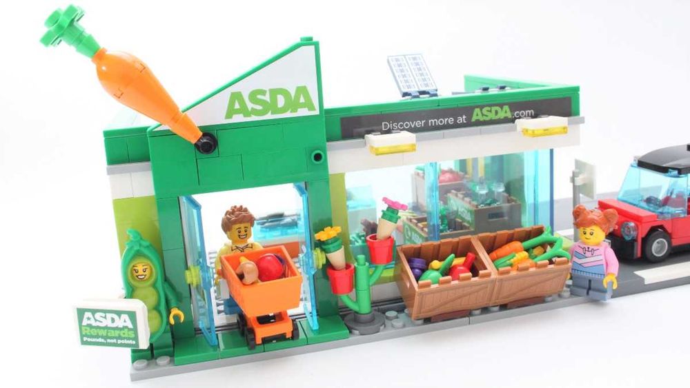 LEGO CITY 60347 "Grocery Store ASDA" EXCLUSIVO NOVO selado