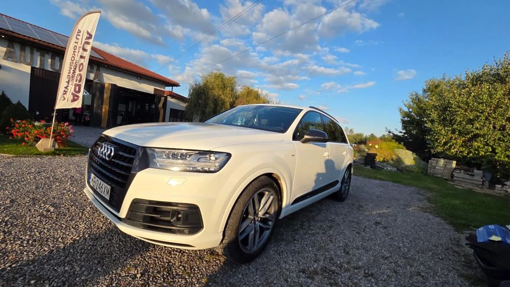 Audi Q7 Audi Q7 50 TDI Quattro – panorama, s-line, OŚ SKRĘTNA, 7 os., FV 23%,