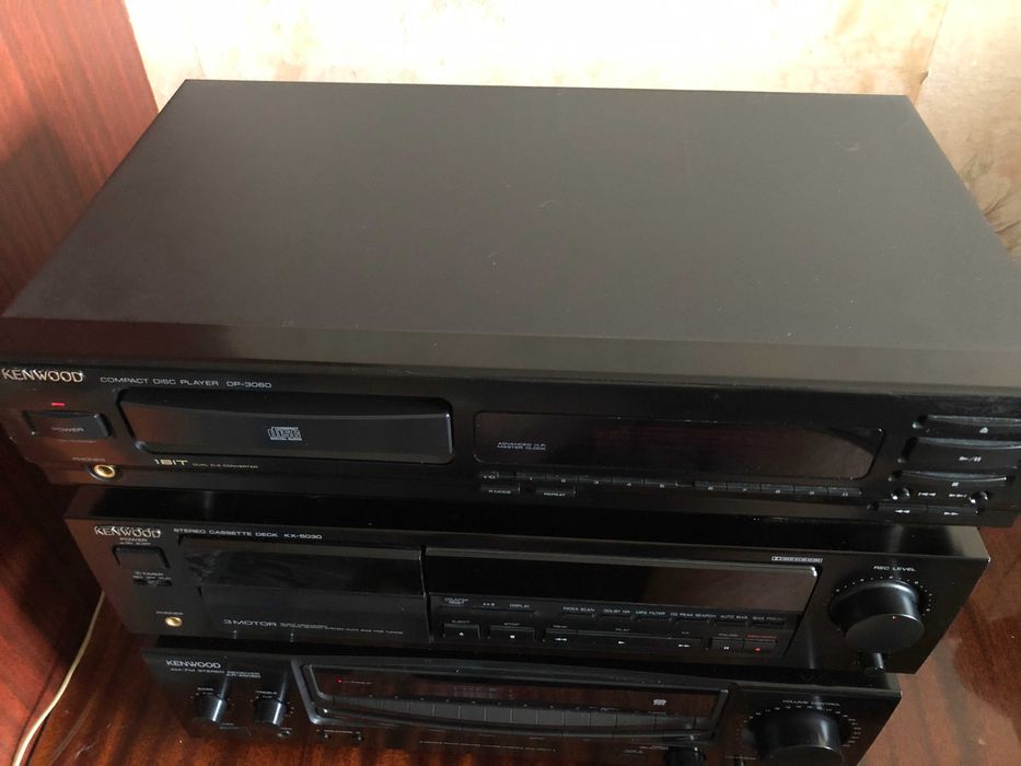 Kenwood Стійка AM/FM Ресивер KR-A 5060, касетна дека KX5030, CD DP3060
