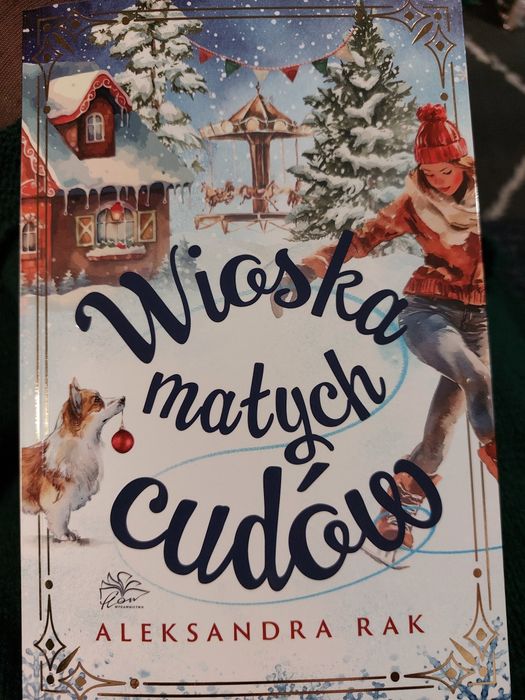 Świąteczna książka Aleksandra Rak Wioska małych cudów - NOWA barwione