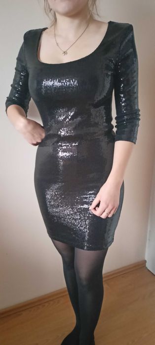 Sukienka cekiny studniówki wesela