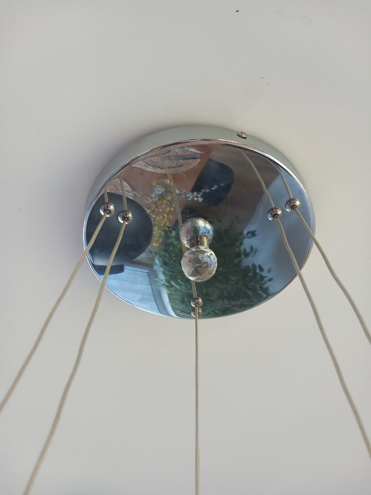 Lampa wisząca sufitowa - LED - kryształy