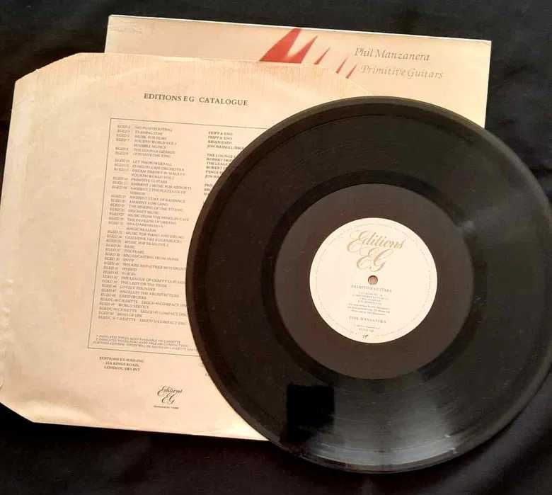 Phil Manzanera, LP "Primitive Guitars", 1982 - ESTADO IMPECÁVEL