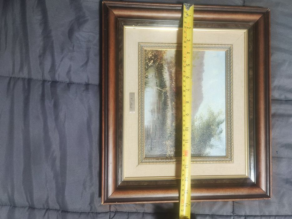 Quadro pintado a óleo