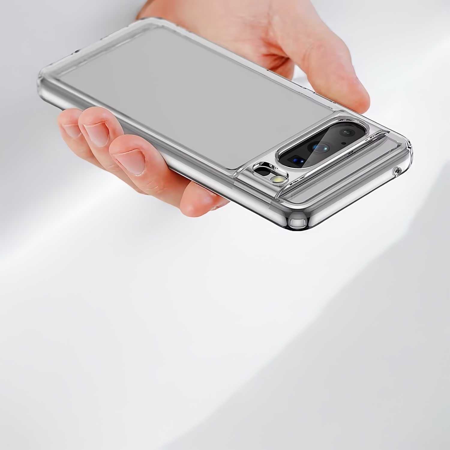 Etui ELEVATE HEXAGON do Google Pixel 8 Pro - Clear