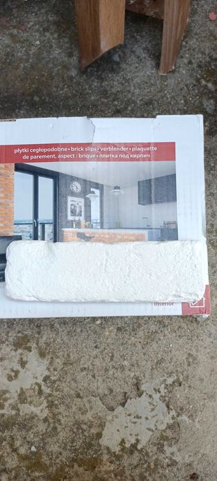 Sprzedam płytki cegłopodobne wewnętrzne  MALMO 1 biała STONES