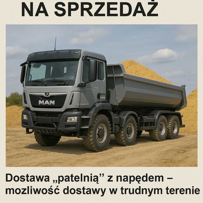 Piasek zasypowy z transportem / patelnia – budowa, działka