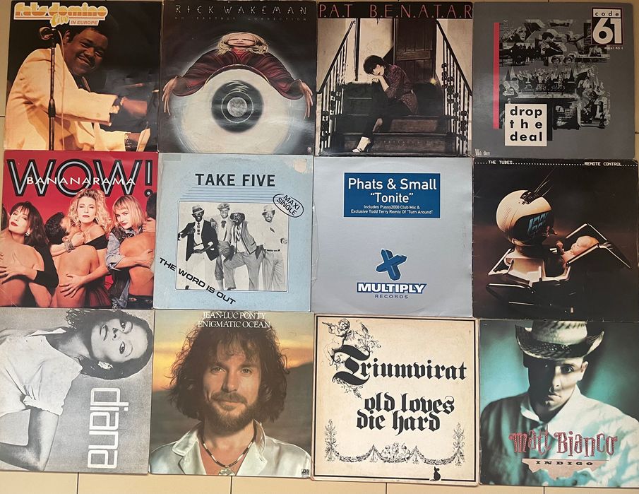 Discos de vinil em bom estado