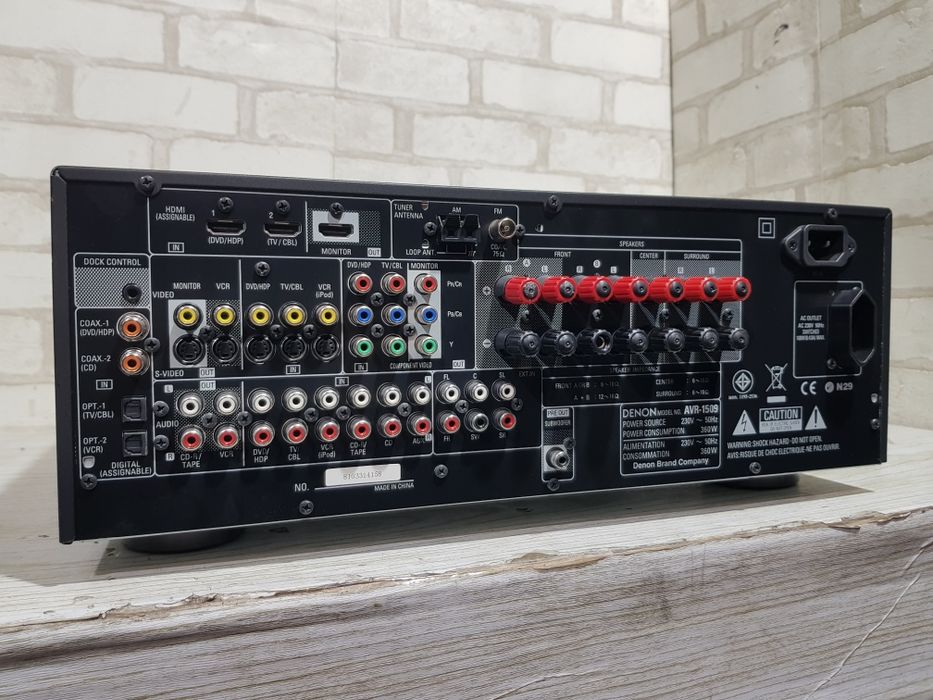 5.1 AV ресивер DENON AVR-1509, HDMI,*5x110 Вт, б/у з Німеччини+1шт.