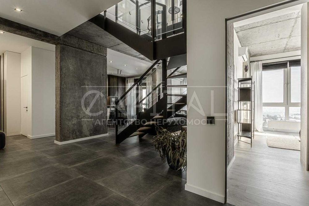 Пентхаус Вашей мечты! Стиль LOFT, вид на Днепр и огромная тераса! RENT