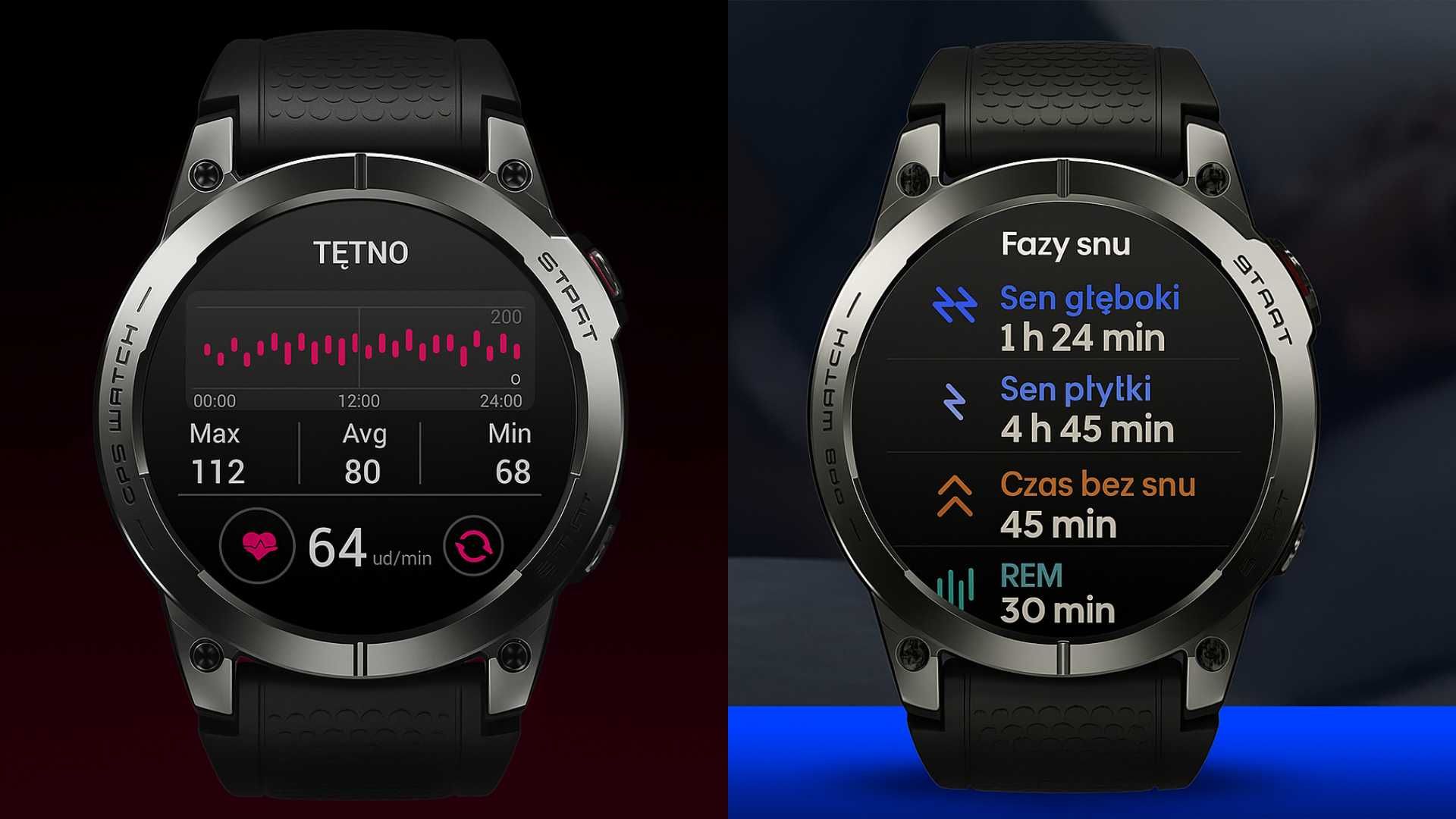 Smartwatch Zeblaze Stratos 3 Pro - AMOLED, GPS, nówka