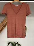 Koszulka bluzka Zara collection woman basic ceglana ruda rozmiar S