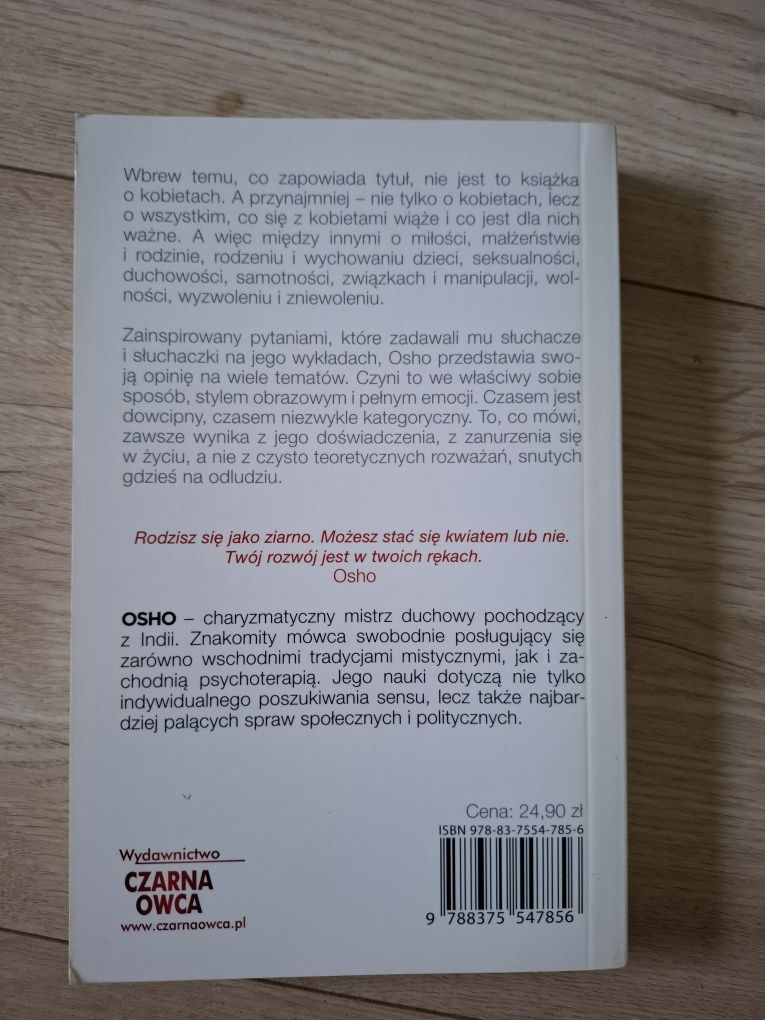 OSHO, Księga kobiet, duchowa strona kobiecości, książka