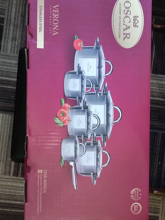 Набор посуды, нержавейка