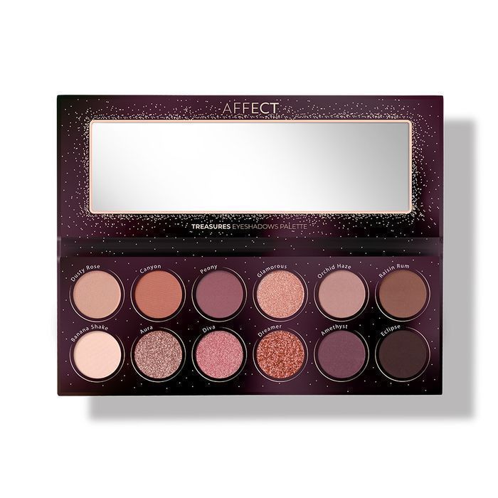 Affect Treasures Eyeshadows Palette Paleta Cieni Do Powiek 12X2G (P1)