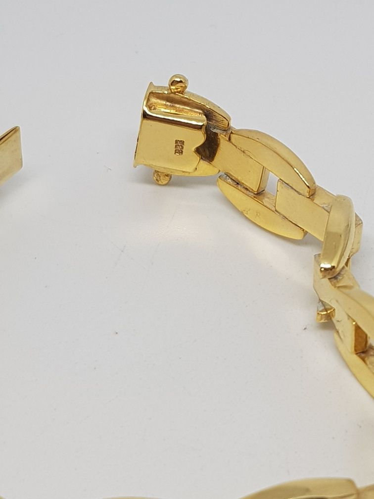 Złota damska bransoletka złoto 333 długość 18cm