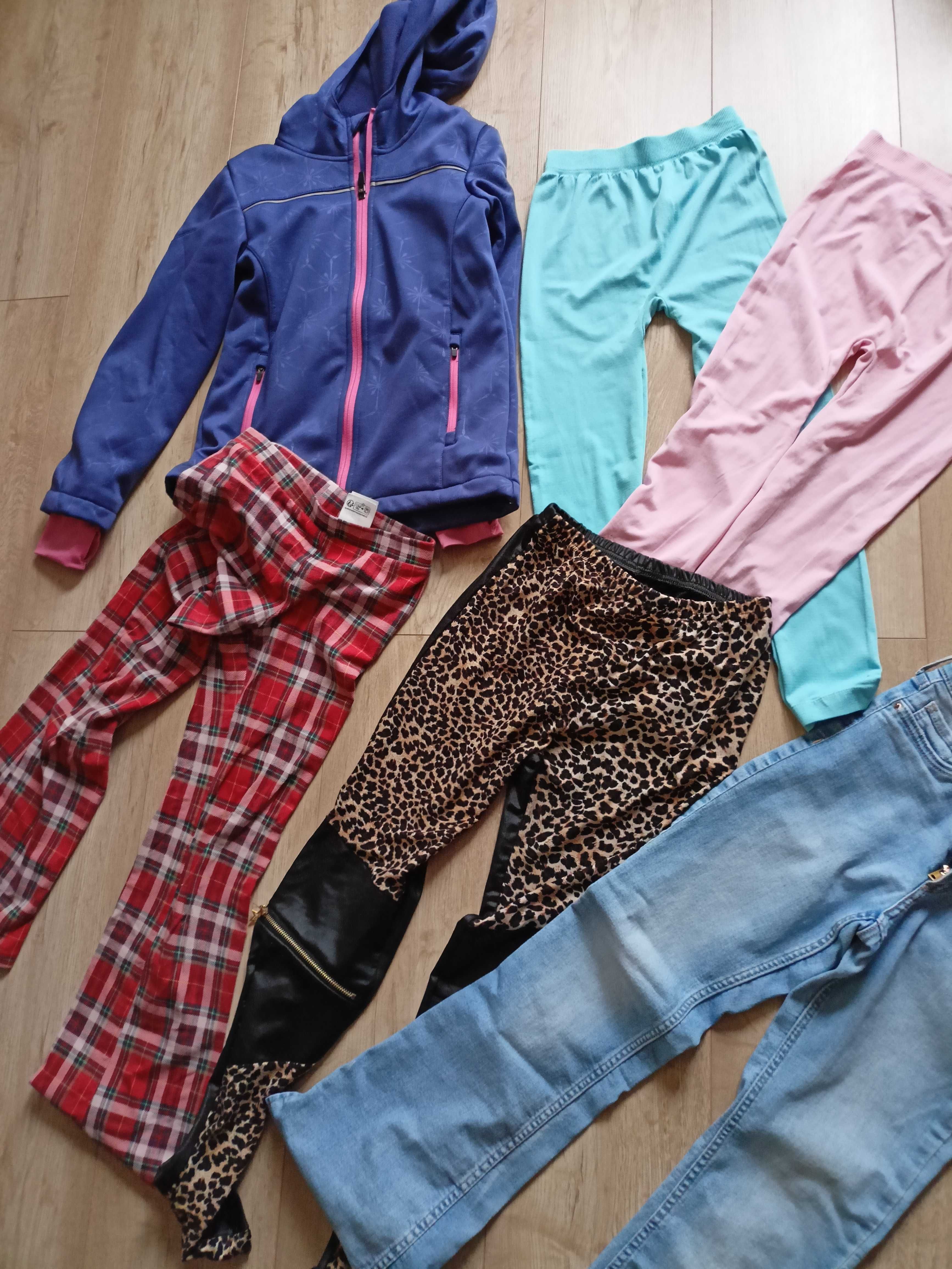 Spodnie i kurtka dla dziewczynki 7-9lat