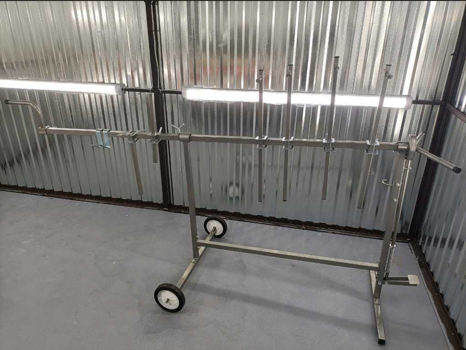 Stojak Lakierniczy Malowany Proszkowo 360° Stabilny Mobilny 110-205cm
