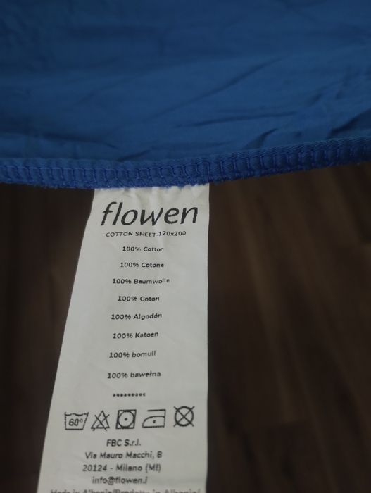 Prześcieradła Flowen 120cm x 200cm