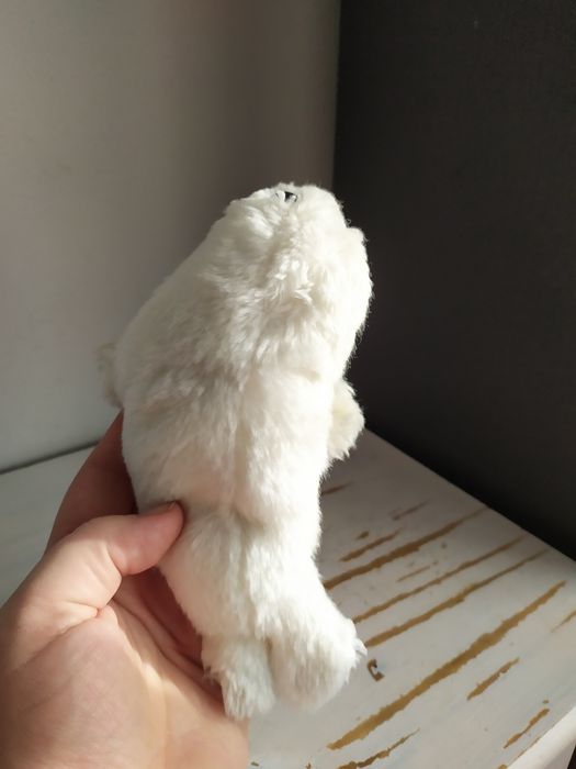 Biała foka foczka maskotka pluszak przytulanka