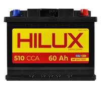 Автомобільний акумулятор HILUX Black 60Ah 510A R+ (правий +)