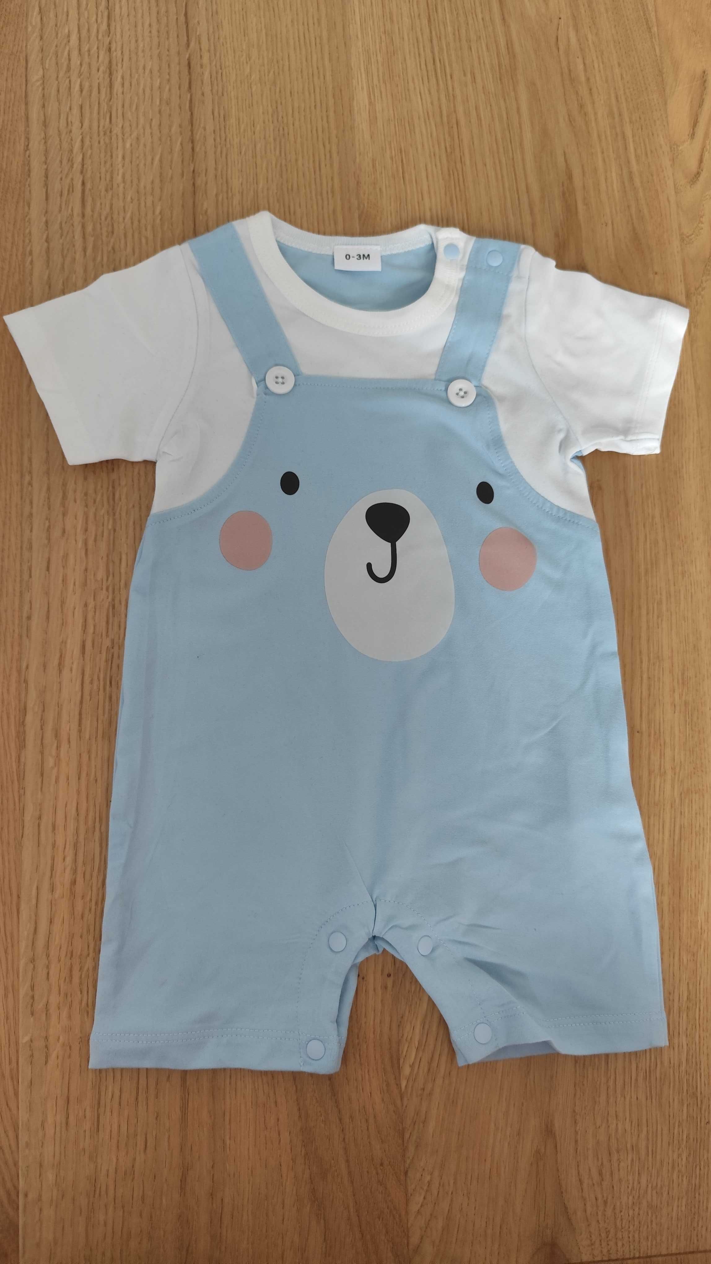 Nowe rampersy letnie niemowlęce 3 msc