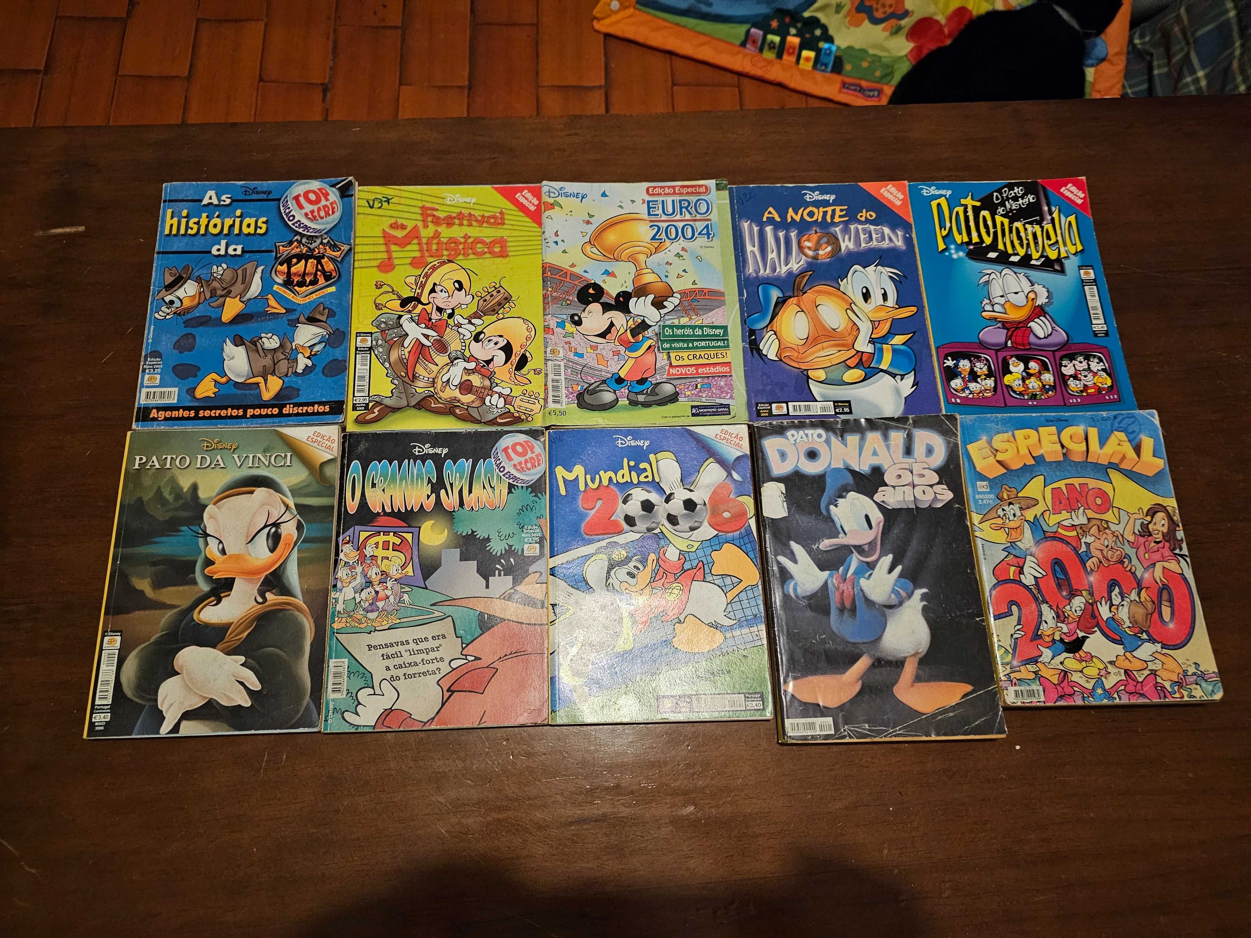 Livros Banda Desenhada Disney (Tio Patinhas, Pato Donald, Etc.)