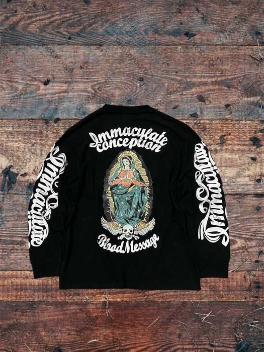 Bluza affliction youngguns blood message Maria r.L czarny skull church