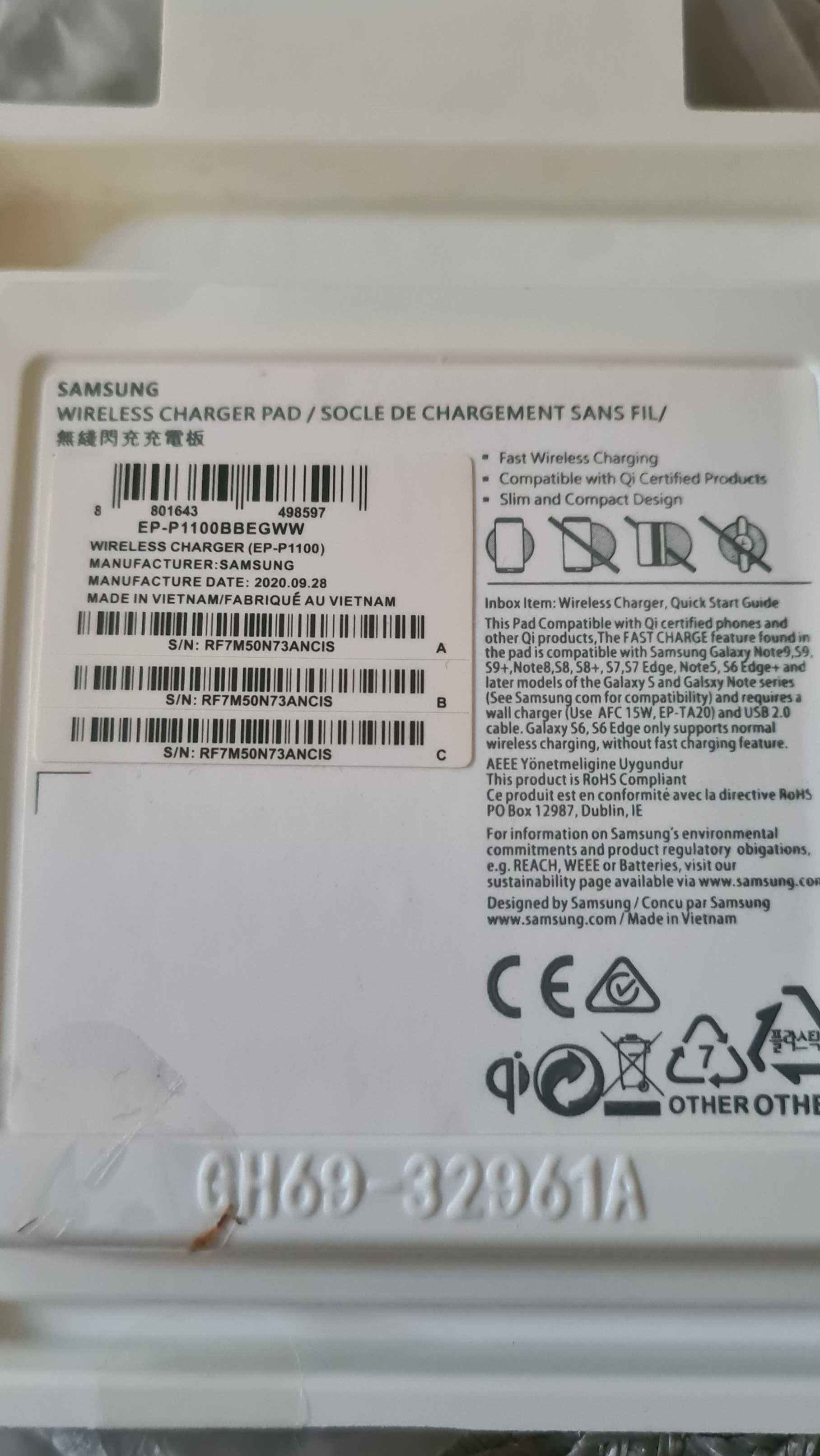 Szybka Ładowarka bezprzewodowa Samsung