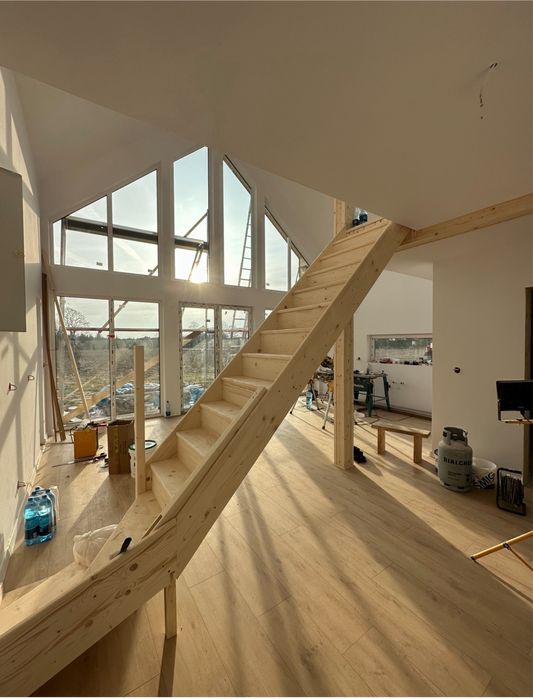Nowoczesna Stodoła 108m2 / Stan Deweloperski / Drewniany domek
