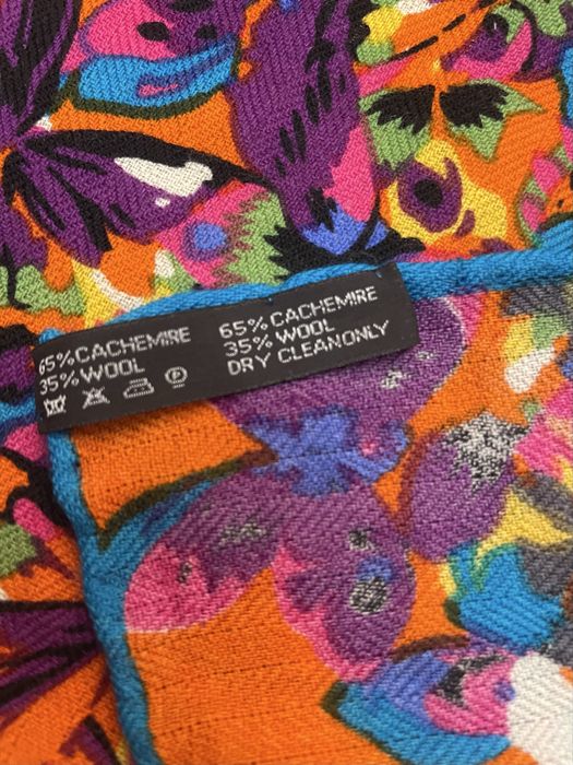 KENZO Шарф палантин плоток кашемир