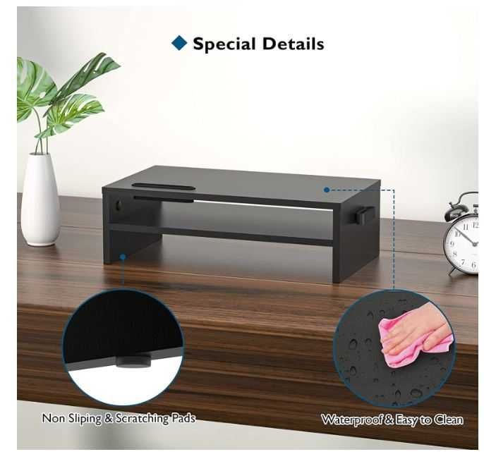 Drewniany stojak na monitor BONTEC MTR-S2-V02