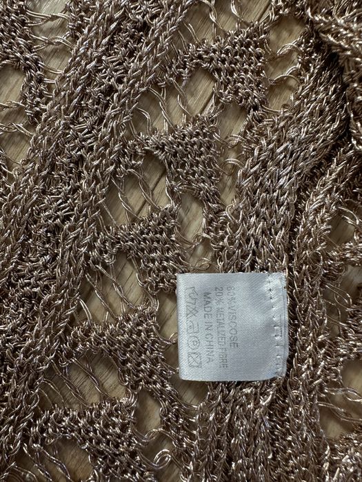 sukienka plazowa zlota rozowe zloto azurowa asymetryczna