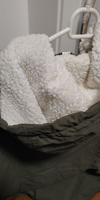 Kurtka parka na podszewce z polaru baranka BonPrix