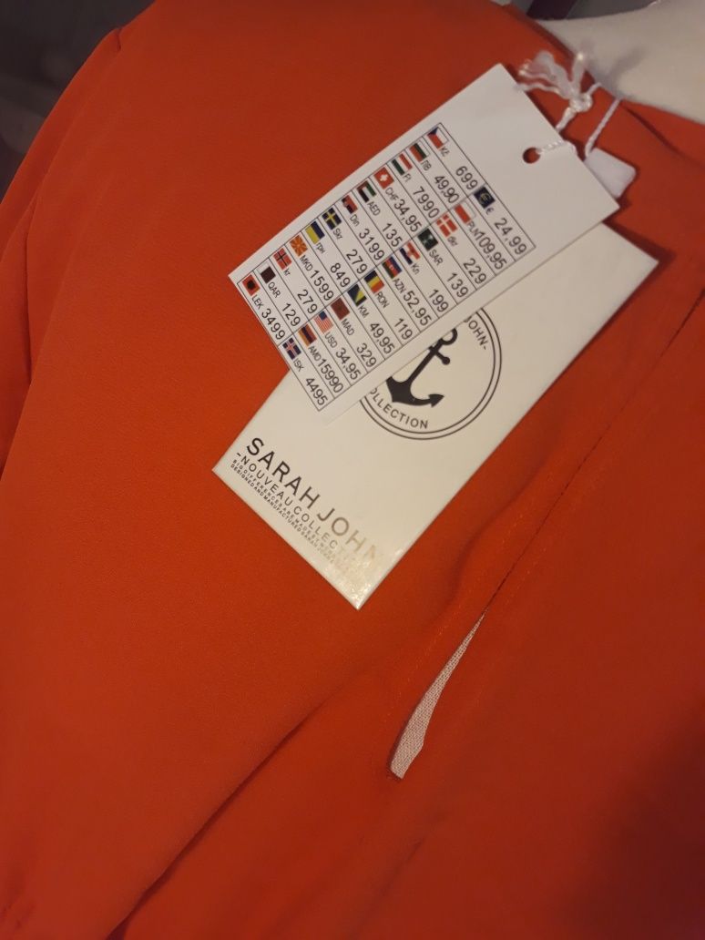 Sukienka pomarańczowa H&M NOWA
