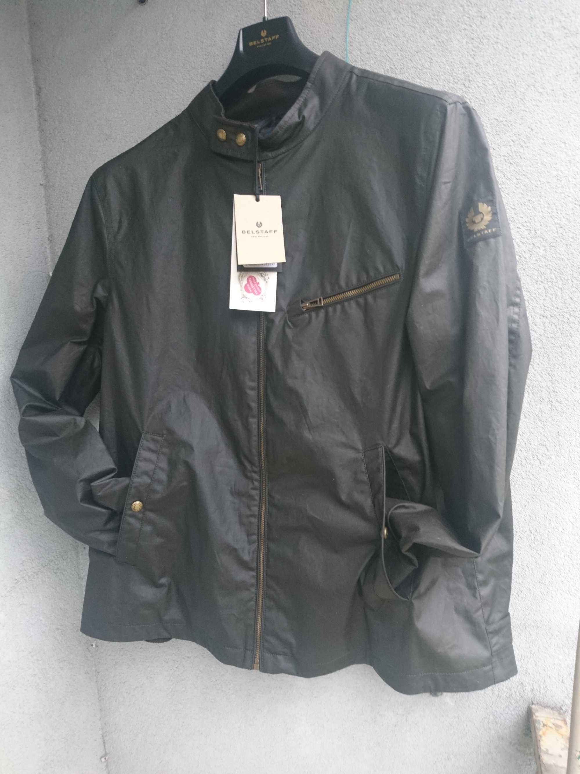 Belstaff wiosenna kurtka woskowana premium