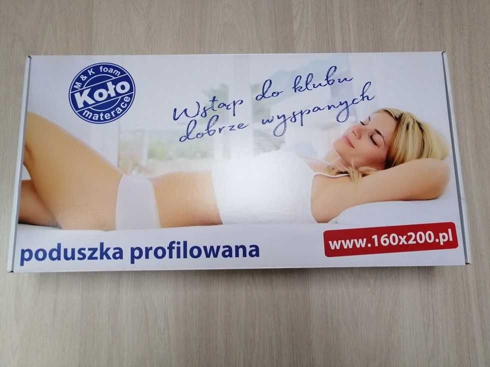 Poduszka profilowana, oddychająca, ortopedyczna marki Koło. Nowa.