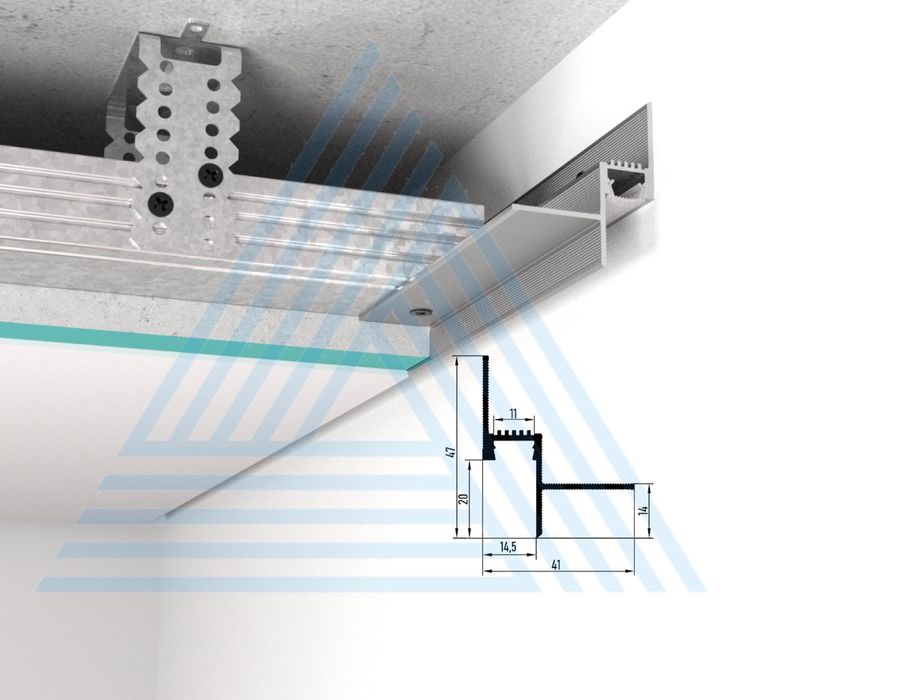 Профіль тіньового шва