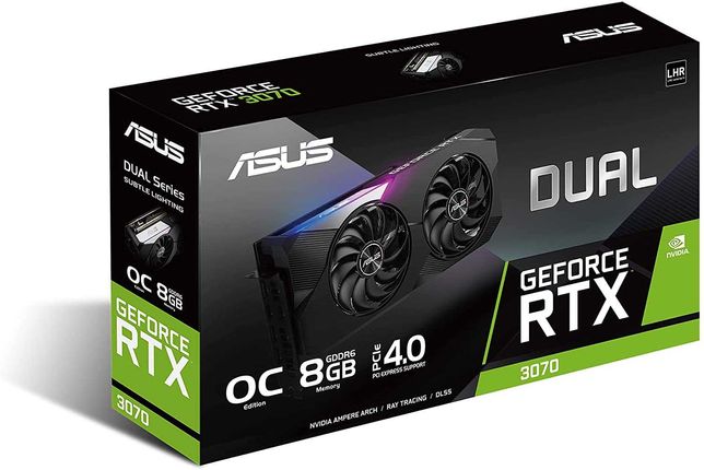Asus GeForce RTX 3070 Dual 8GB GDDR6 (com garantia)