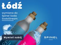 WYMIANA gaz CO2 do SODASTREAM Łódź i okolice Spinelsoda