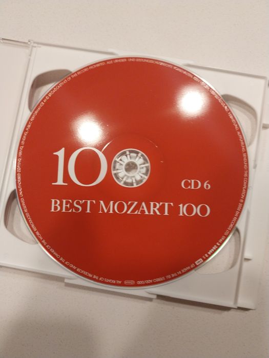 Conjunto de 6 CDs top 100 Mozart