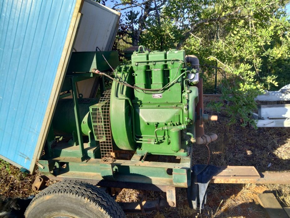 Gerador lister monofasico e trifasico 25kva 3 cilindrs