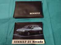 Renault 21 Nevada 1989 Instrukcja Książka Komplet