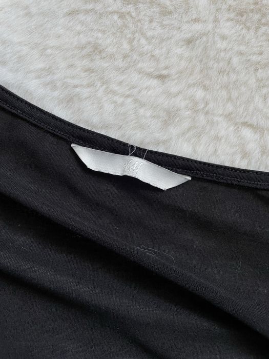 Czarna elegancka bluzka kopertowa